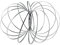 brand promotion Magische Spirale aus Edelstahl Kinetic Flowring Metall. FLOWRING – Kinetic Toy aus Edelstahl, Interaktives Stressspielzeug, Ideal fürs Büro und Zuhause, Silber, 13 cm Durchmesser