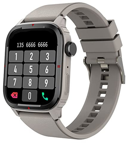 ESSONIO Smart Watch für Herren Sport IP67 tief wasserdicht，Fitness-Tracker mit vollem Touchscreen und Herzfrequenz-Schlafmonitor，7 Tage Akkulaufzeit，Geeignet für Business, Geburtstagsgeschenk