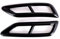 Für VW Für Tiguan L 2020 2021 2022 Gloss Black Auspuff Schalldämpfer Abdeckung Heckstoßstange Auspuffblende Auto Exterieur Zubehör