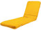 TIENDA EURASIA - Cojín para Tumbona de Jardín, Relleno de Fibra Acolchada, Funda de Tela Lavable con Cremallera, Cojines para Tumbonas (170 x 50 x 6 cm, Amarillo)