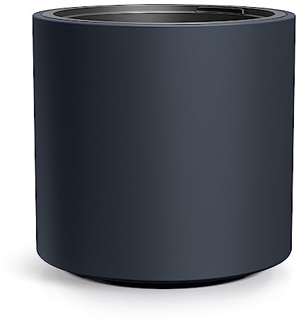 Tymar Macetero con Inserto, macetero de plástico, macetero, macetero Grande(Antracita HEOS,ø 30 cm)