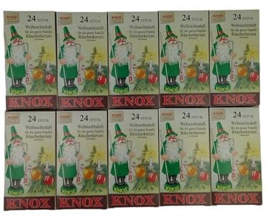 Sparpack Knox Räucherkerzen 10x Weihnachtsduft Größe M Räucherkegel 013170