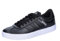adidas Women's VL Court 3.0 Shoes, CORE Black/CORE Black/Silver MET, 8 UK