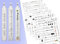 Sugeru® 6 X DIN A5 kerzenfolie(200+Muster), Kerzentattoo Wassertransferdruck | Wasserschiebefolie kerzen dekorieren| kerzenaufkleber sticker | Lieblings Person,Valentinstag (OsternⅡ)