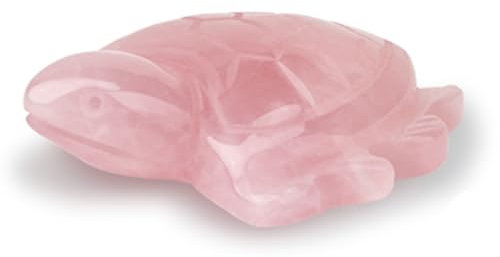 gemshan Schildkröten-Dekoration, Jade-Schildkröte, Aquarium-Dekoration, Rosenquarz, Heilung, Sorge, Tasche, Aniamalstein, Geschenk