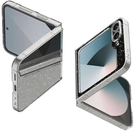 Spigen Air Skin Hülle Kompatibel mit Samsung Galaxy Z Flip 6 und Z Flip 7 FE -Crystal Quartz