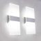 KICAAO 2 Stück Wandleuchte 12W Acry LED Wandleuchte Moderne Warmweiß 6000K für Flur Wohnzimmer Schlafzimmer Und andere Indoor-Szenen Nicht dimmbar (Weisses licht 6000K)