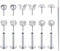 VFUN 20G Threadless Nasenpiercing Steckers Für Damen Herren Chirurgenstahl Push In Flachrücken-Ohrring Lippen Labret Piercing Knorpel Helix Conch Nostril Tragus Piercing 8mm