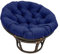 Surwin Hängesessel Kissen, Kissen für Hängesessel Rundes Dicke Stuhlkissen Weich Bequem Gartenstuhlauflage, Kissen Hängesessel für Rattanmöbel und Gartenstuhl (40cm,Marineblau)