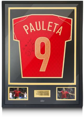 My Goat Trikotrahmen 60x80cm – Rahmen für Fußballtrikot, einfach mit Personalisierung von Foto und Text – aus Aluminium (Grau) (Gold)