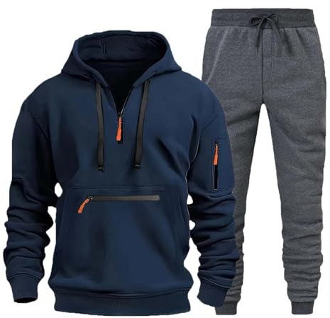 Trainingshose, Winter Cargohose Herren, Jogger Set, None of Us Tracksuit, Gefütterte Jogginghose, Y2k, Trainingsanzug, Hausanzug, VfB Jacke, Jogginganzüge