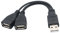 Divisor USB 2 en 1 Salida - Hub USB De Doble Entrada Con Una Salida Para Compartir Y Carga De Datos | Adaptador USB Compacto Y Resistente Para PC, Laptop Y Dispositivos, Multifuncional Y F