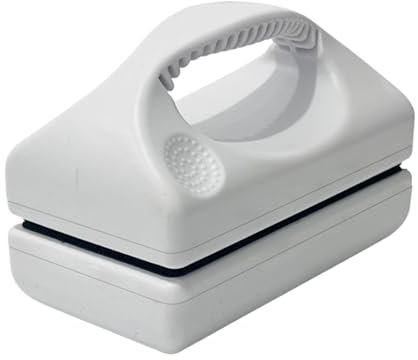 Aquarium -Magnetpinsel, Schwimmende Algenentferner, Magnetpanzerreiniger, Entfernt Harte Algenflecken, Verhindert Wasserverschmutzungen, Weiß, 10,5 Cm/4,13 Zoll, Für Skala