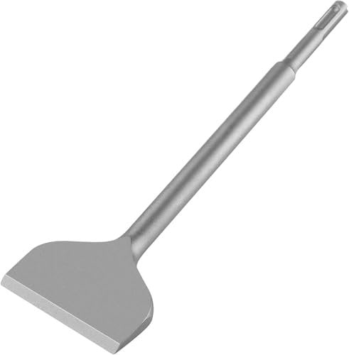 Nucraft SDS Plus Meißel Set, 4-teiliges Bohrhammer Stahlwerkzeugset für Breitmeißel, Flachmeißel, Spitzmeißel, geeignet für Mauerwerk, Ziegel, Wände, Granit, Beton