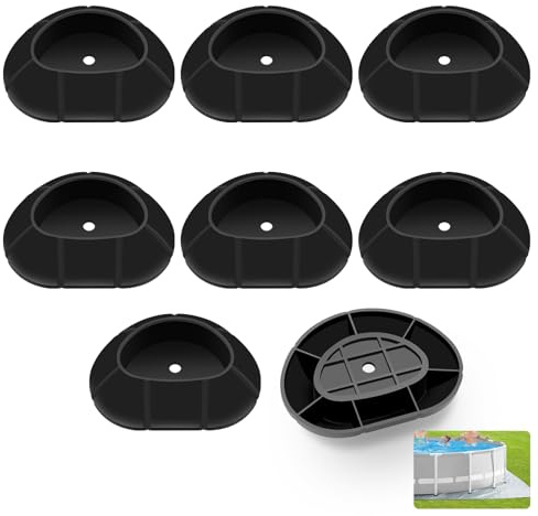8 Pcs 11453 Pool Leg Caps, Vertical Leg End Cap, Fit for Intex Ultra Frame Above Ground Swimming Pools 16X48 18X48 18X52 20X48 24X52, for 28301TT, 28303SR, 28321EH, 28323EH, 28327EH, 28331EH, 28335EH