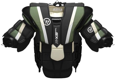 Warrior Ritual X5 RTL Senior Eishockey Torwart Brustschutz, Farbe: Schwarz, Größe: XL