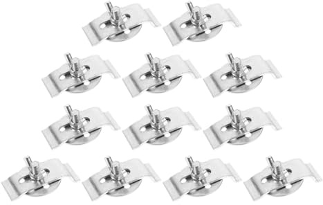 BIUDECO Kit de 16 Clips de Fixation pour Évier sous Plan en Acier Inoxydable, Supports Robustes pour Lavabo Encastré la Cuisine et Salle de Bain, Accessoires D'installation Fiables
