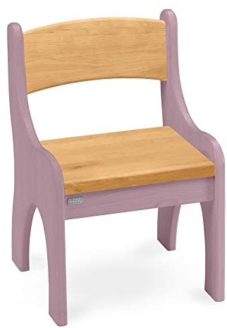 Original Levin Kinderstuhl von BioKinder® | Holzstuhl, Stuhl für Kinder aus 100% Bio-Massivholz, natürlich geölt & lasiert, Erle und Flieder