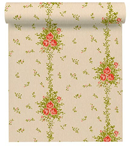 A.S. Creation 345001 Non-Woven Chateau 5 Collection Wallpaper, Multi-Colour