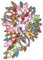 EVER FAITH Damen Marquise Österreichische Kristall Hochzeit Blume Blatt Bouquet Brosche bunt Antique Gold-Ton