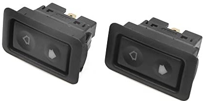 uxcell Lot de 2 interrupteurs de commande électrique lève vitre 6 broches Noir DC 12 V