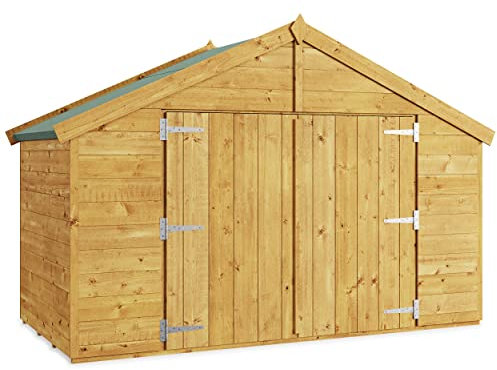 BillyOh 4x8 Tongue and Groove Apex Bike Store, Mini Master Bike Shed with Floor and Roof (4X8)