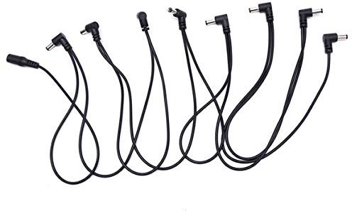 winwill 9V DC Power Jack Splitter Adapter Daisy Chain 1 to 8 Way Power Cable for Guitar Pedals