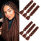 Extension con capelli intrecciati 24kanekalon capelli extension per treccine africane Ombre Jumbo Treccia Capelli Fibra treccia di scatola,Per Crochet Twist Intrecciare I Capelli marrone