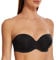 MELENECA Women's Push up Strapless Bras with Lift Stay Put Padded Cup Black 36DD