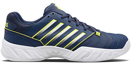 K-Swiss Herren Bigshot Light 4 Carpet Tennisschuh, Moonlit Ocean/White/Love Bird, 41.5 EU