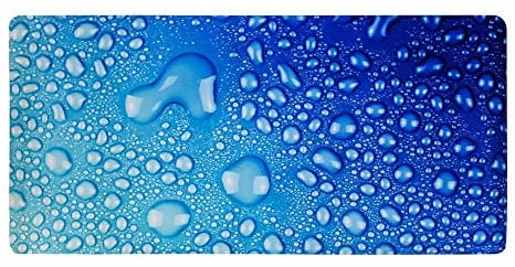 PANA® Anti-Rutsch-Matte für Wanne und Dusche (36 x 77 cm) • Badewanneneinlage mit Saugnäpfen • Waschmaschinenfeste Duschmatte • Duscheinlage für sicheren Halt • Motiv: Wassertropfen