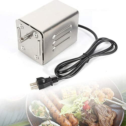 Kotsy tourne broche SP-S40 Moteur de Barbecue 70KG Acier Inoxydable Barbecue Grill Torréfacteur Moteur Électrique Poulet Chèvre Poulet BBQ Broche Rôtissoire Accessoires Barbecue Extérieur