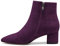 Castamere Donna Chunky Blocco Basso Gattini Tacco Heel Chiusa a Punta Stivaletti Slip-on Cerniera Ufficio Classico Dress Stivali Viola Scamosciato 37 EU