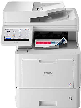 Brother MFC-L9630CDN Professional Workgroup Colour Laser Printer | | Advanced Print Speeds| Solutions Ready | 17.6cm Touchscreen|Super High Yield Ink Included | UK Plug