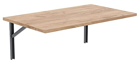 AKKE Klapptisch Wandklapptisch, klappbar, 70cm x 50cm, Goldenes Craft