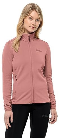 Jack Wolfskin Damen KOLBENBERG FZ W Fleece-Jacke, Blush Powder, L