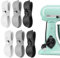Organizador autoadhesivo para ordenar cables de electrodomésticos cocina, etc. Recoge cables ideal para escritorio. 6pcs de clips sujeta cables.