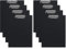 (Lot de 8) Porte-Blocs A5,Planchettes à Pince Avec Clip et Trou de Suspension,A5 Clipboard,Porte-Formulaires Pour Bureau, École(Noir)