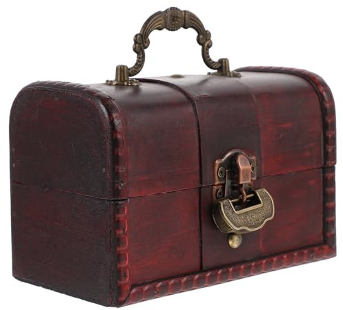 HOLIDYOYO Holz Schmuckschatulle Vintage Schmuckaufbewahrung Schmuckkästchen Mit Ringbox-halter Und Ohrringbox-organizer Für Kette Und Ohrringe Schmuckschatulle Organizer