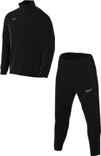 NIKE DV9753-016 M NK DF ACD23 TRK Suit K BR Tuta da Ginnastica Uomo Black/Black/Metallic Gold Taglia XL