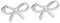 Fajewellery Bow Earrings, 925 Silber Bogen Ohrstecker Schleifen Ohrringe für Damen Mädchen