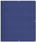 vidaXL Balkon Sichtschutz, Balkonbespannung mit Ösen Seil, Wasserfeste Balkonabdeckung, Balkonverkleidung für Balkon Terrasse, 120x800cm Blau 100% Polyester-Oxford