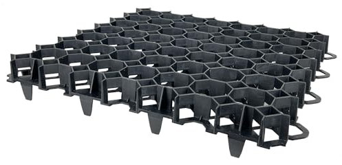 10 x COVERNIT® Griglia salvaprato Covergrid Profi | Nero | 50x50x4 cm | Griglie per prato in plastica