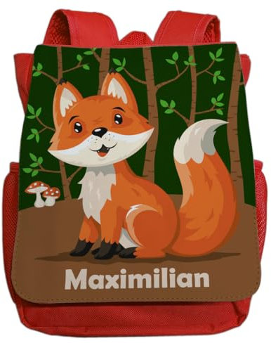 minimutz Kindergartenrucksack Junge Mädchen - Personalisiert mit Namen - Kinderrucksack Tier Wal - Kleiner Freizeitrucksack Kita Kindergarten 2-5 Jahre (pink)