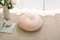 MolynnChic Coussin de sol rond de méditation pour adultes, coussin de sol épais en velours épais pour yoga, salon, balcon, tatami extérieur, 45,7 cm (rose)