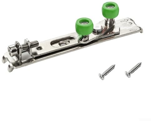 Schiebetür aus Eisen-Kohlenstoffstahl, 112 x 19,5 mm, verstellbares Schiebetürrad, Anti-Schwenkrad