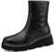 QUEEN HELENA Stivaletti Classici Stivali Bassi Casual Donna X31-95 (Nero, Sistema Taglie Calzature EU, Adulto, Donna, Numero, Media, 35)