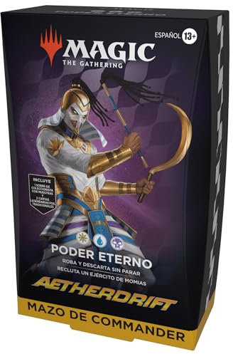 Mazo de Commander de Aetherdrift, de Magic: The Gathering - Poder eterno (Versión en Español)