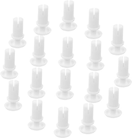 CATIEBYE 100pcs Push Type Retainer Clips White Nylon Bumper Fasteners for Panel Easy Installation Replacement for Various Vehicles