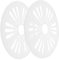 Angoily 2Pcs Washer Dryer Accessory Spinner Cap Replacement for Efficient Drying Compatible with Washing Machine Models Easy to Install Durable Plastic Design